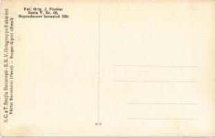 Bucsecs-hegység, Butschetsch, Muntii Bucegi;  Varful Bucsoiului (Omul) / Bucsoi-Gipfel (Omul) / moun...