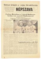 1980 Népszava. 1980. máj. 27. 108. évf. 122. sz. Benne a kor híreivel. Farkas Bertalan és Valerij Kubaszov űrhajósok startolásának hírével.