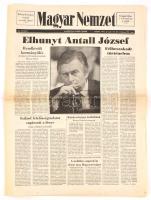 1993 Magyar Nemzet. 1993. dec. 13. LVI. évf., 290. sz. Benne a címlapon Antall József halál hírével.