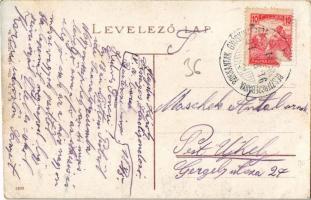 1918 Besztercebánya, Banská Bystrica; Mátyás tér, piac, Teich Adolf üzlete / square, market, shop + ...