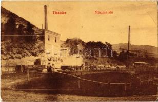 1908 Tiszolc, Tisovec; Mészrakodó, bánya, iparvasút. W.L. 703. / mine, industrial railway, lime loader (EB)