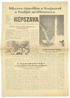 1980 Népszava. 1980. máj. 28., 108. évf. 123. sz. Benne a kor híreivel, közte a Szojuz-36 űrhajósainak, Popov, Rjumin, Kubászov és Farkas Bertalannak az átszállásával a Szaljut-6 űrállomásra.