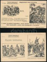 cca 1920-1940 Pataki-féle Képes Iskola, 1-4. száma, 10x16 cm