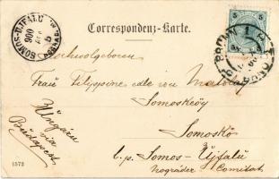 1900 Brno, Brünn; Winterhollerplatz (Ostseite) / square, restaurant (EK)