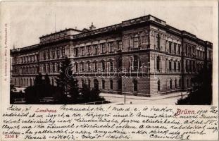1900 Brno, Brünn; Landhaus / town hall