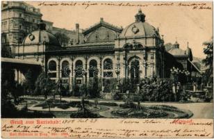 1900 Karlsbad, Karlovy Vary; Stadtpark / park (EK)