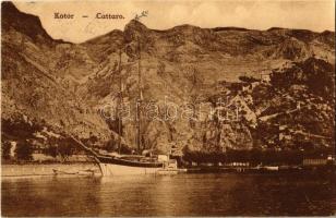 1916 Kotor, Cattaro; port, sailing vessel (EK)