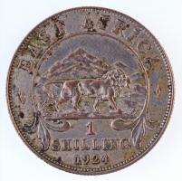 Kelet-Afrika / Brit gyarmat 1924. 1Sh Ag "V. György" T:2- patina, ü. 
East Africa / Briti...