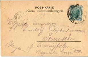 1901 Lviv, Lwów, Lemberg; Ulica Trzeciego Maja / Dritten Majgasse / street view. M. Hölzel (EK)