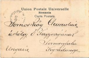 1902 Turnu Severin, Szörényvár; Liceul Traian / lyceum, school (Rb)