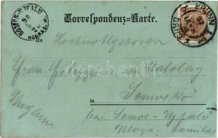 1898 Brno, Brünn;  Lazansky-Platz / square, monument. Ascher & Redlich (fl)