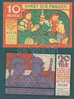 Német Birodalom/Weimari Köztársaság/Bielefeld 1918. 10M, 20M T:I