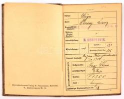 1902 Budapest, német nyelvű katonakönyv, 24. számú hadtest