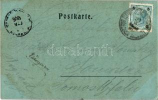 1900 Lednice, Lednice-Valtice, Feldsberg-Eisgrub, Eisgrub; Schloss Liechtenstein / castle in winter....