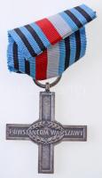 Lengyelország 1981. "Varsói Felkelés Kereszt" zománcozott, ezüstözött Br kitüntetés mellsz...