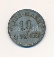 Német Birodalom DN 10pf "Sennelager - Werth-Marke" Zn szükségpénz T:2
German Empire ND 10...