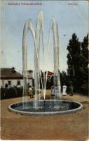 Félixfürdő, Baile Felix; Szökőkút. Engel József kiadása  / fountain (EB)