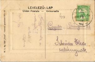 1911 Nagykárolyfalva, Károlyfalva, Karlsdorf, Banatski Karlovac; Staats-Elementar-Schule / Állami el...