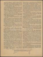 1942 A 48. magyar kir. osztálysorsjáték játékterve, kétoldalas, hajtogatott, de jó állapotban