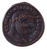 Római Birodalom / Antiochia / I. Constantius 300-301. Follis Br (9,54g) T:2 Roman Empire / Antiochia / Constantius I 300-301. Follis Br GENIO POPVLI ROMANI K V - ANT Z / FL VAL CONSTANTIVS NOB CAES (9,54g) C:XF RIC VI 55a