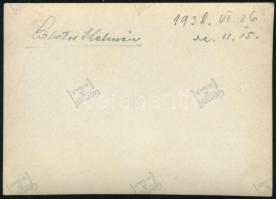 1938 A IV. Károly király I. honvéd népfelkelő és gyalogezred emlékművének avatási ünnepsége a budape...