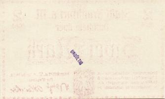 Német Birodalom/Weimari Köztársaság/Frankfurt a. Main 1918. 2M hivatalos érvénytelenítéssel T:I
