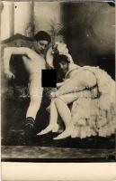 Vintage pornographic photo postcard