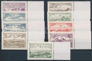 1965 Bécsi WIPA nemzetközi bélyegkiállítás 9 különféle levélzáró
