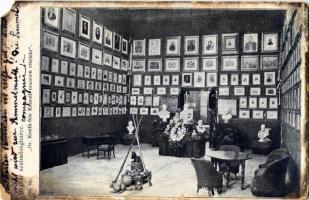 1900 Gr. Kreith-féle Kossuth múzeum részlete, belső. Magyar szabadságharc. Divald / Hungarian Revolution of 1848 art postcard (EM)