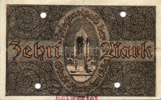 Német Birodalom/Weimari Köztársaság/Kempten 1918. 10M, 20M, 50M mind hivatalos érvénytelenítéssel T:...