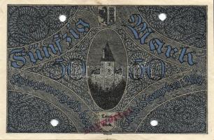 Német Birodalom/Weimari Köztársaság/Kempten 1918. 10M, 20M, 50M mind hivatalos érvénytelenítéssel T:...