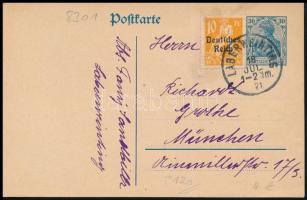 Deutsches Reich 1921, Deutsches Reich 1921