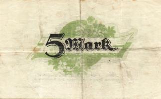 Német Birodalom/Weimari Köztársaság/Neumünster 1918. 5M T:III