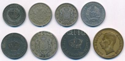 Románia 1924-1960. 25b-20L (8x, 7xklf) T:2-
Romania 1924-1960. 25 Bani - 20 Lei (8pcs, 7xdiff) C:VF