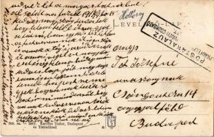 Tátra, Vysoké Tatry; Csorba-tó, "Gizella" csónak. Kertész Tódor 300.sz. 1917. / Strbské Pl...