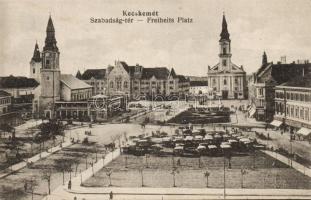 Kecskemét szabadság tér piaccal