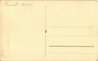 1940 Huszt, Chust; kirándulás lovaskocsival / horse cart trip. photo