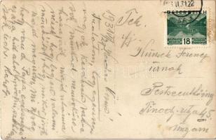 1931 Wien, Vienna, Bécs II. Reichsbrücke / bridge, picnickers. photo