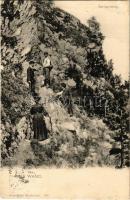 1903 Hohe Wand, Springelsteig, mountain climbers