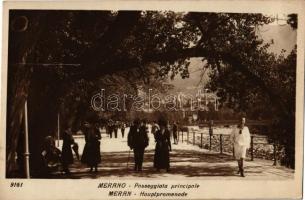 Merano, Meran (Südtirol);  Passeggiata principale / Hauptpromenade / main promenade