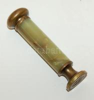 cca 1880 alabástrom fogójú dekoratív pecsétnyomó