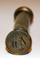 cca 1880 alabástrom fogójú dekoratív pecsétnyomó