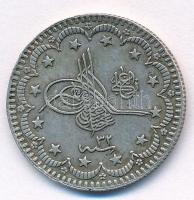 Oszmán Birodalom 1906. (1293//32) 5k Ag T:2 ph.
Ottoman Empire 1906. (1293//32) 5 Kurush Ag C:XF ed...