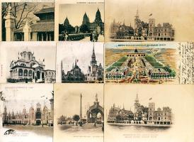 1900-1937 Párizsi kiállítások 38db / Paris expositions 38 pcs