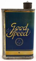 Good Speed fém doboz, kissé kopott, 16,5×9×4,5 cm