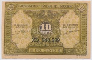 Francia Indokína 1942. 10c T:I,I- French Indo-China 1942. 10 Cents C:UNC,AU Krause 89.a