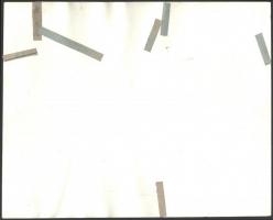 cca 1980 Kawasaki (S1 ?) 250 motor fotója, sérülésekkel, a hátoldalán javított, 23x28 cm