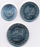 1983. 20f Al + 5Ft Ni + 10Ft Ni "FAO" sor T:1
Adamo EM69, EM70, EM71