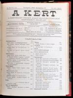 A kert. A kertészet összes ágait magába foglaló kertészeti szaklap. Főszerk és tulajdonos: Mauthner Ödön. II. Évfolyam 12. (31.)-24. (43.) sz. Bp., 1896. Fekete-fehér és színes műmellékletekkel és fametszetekkel.  Félvászon kötésben egybekötve, intézményi bélyegzővel, volt könyvtári példány.