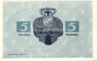 Német Birodalom/Weimari Köztársaság/Wolfstein 1918. 5M, 20M pár, mindkettő hivatalos érvénytelenítés...